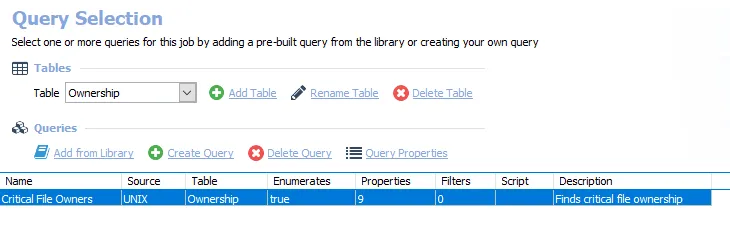 Queries for the UX_CriticalFiles Job