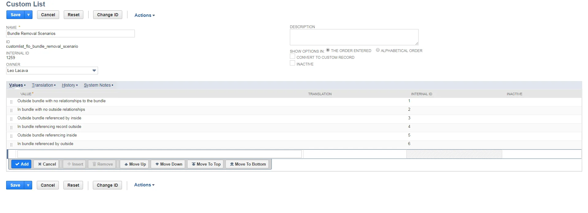Create a Custom List