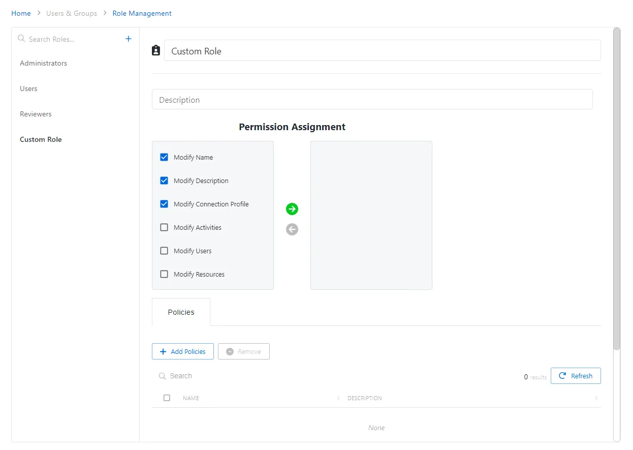 Custome Role Edit Permissions