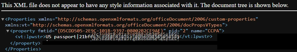 Custom property value in docProps/custom.xml