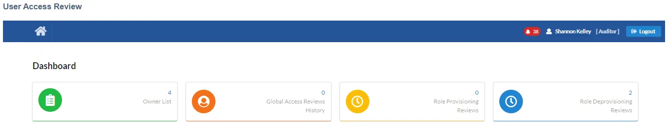 Auditor Dashboard
