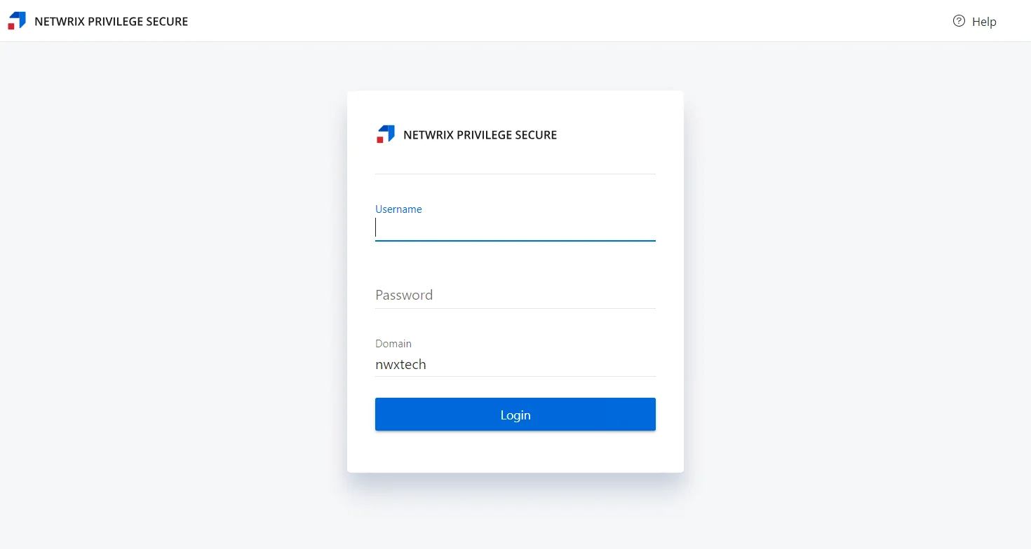 Default Login