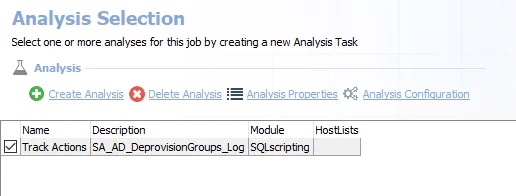 Analysis Task for the AD_DeprovisionGroups_Status Job