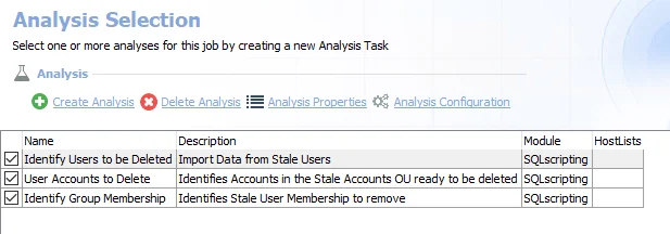 Analysis Tasks for the AD_DeprovisionUsers Job