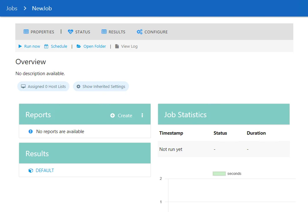 User-Created Job Description page