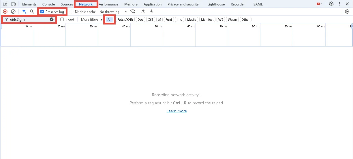 Dev Tools page