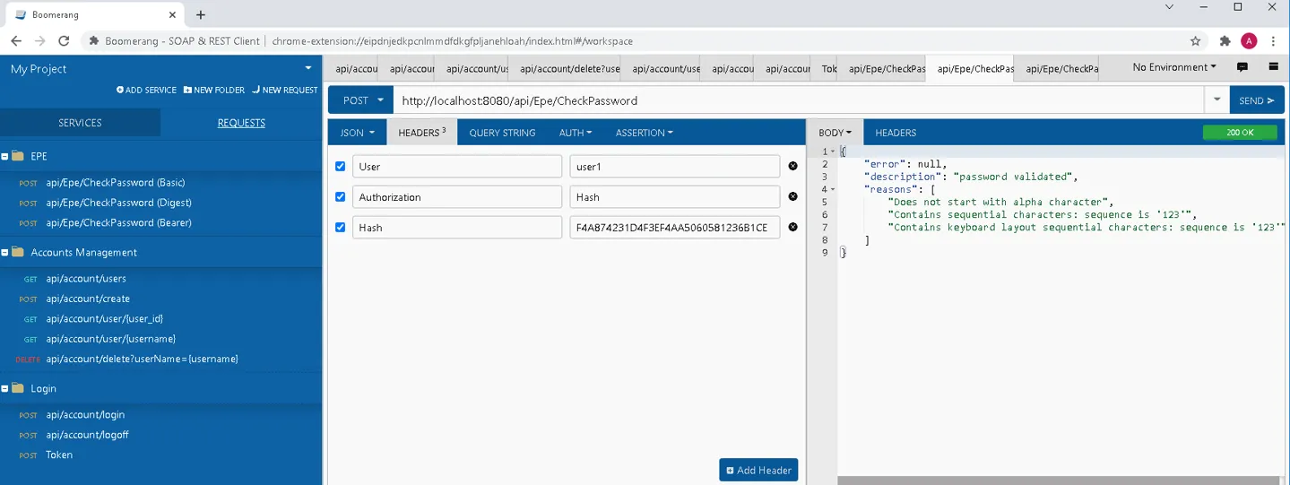 POST api/Epe/CheckPassword (Digest)