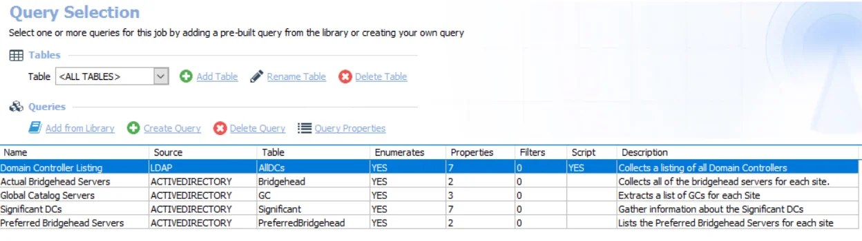 Query Selection
