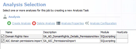 Analysis Tasks for the AD_DomainRights Job