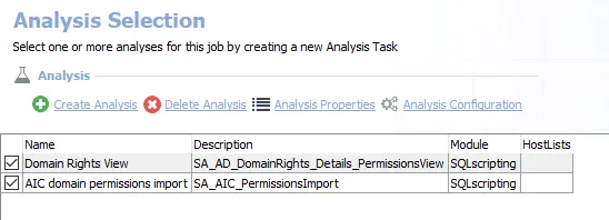 Analysis Tasks for the AD_DomainRights Job
