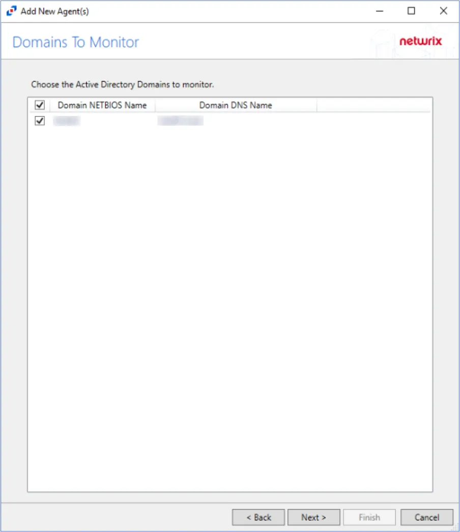 Domains Page