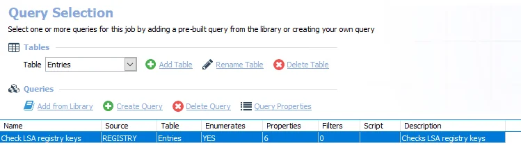 Query Selection
