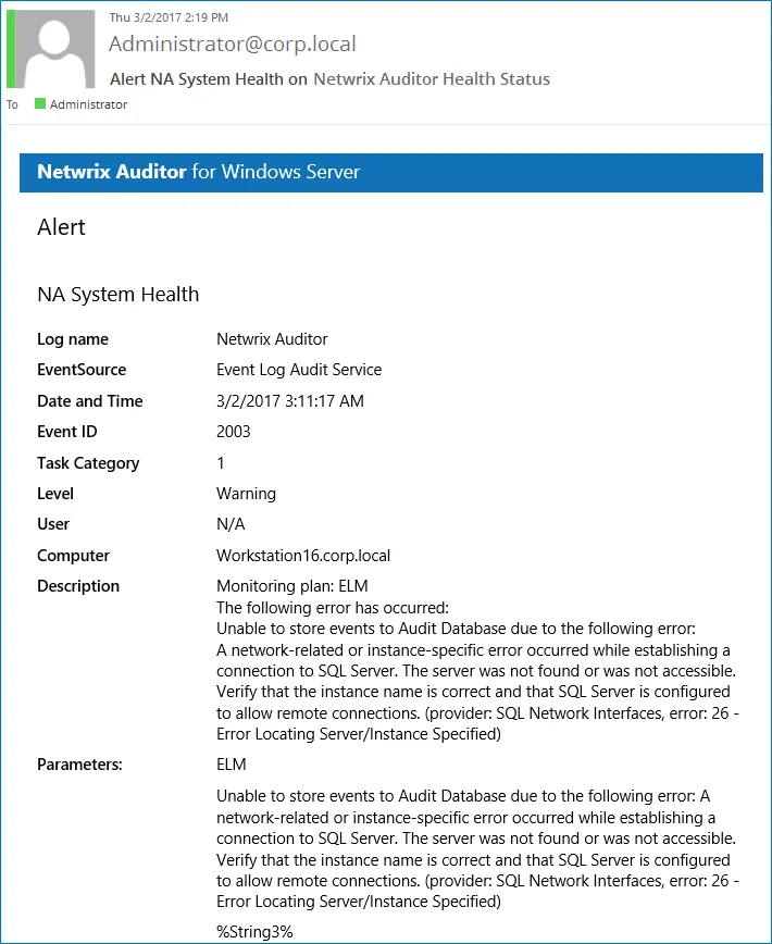 emailhealthstatusevent