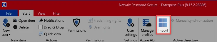 Import icon