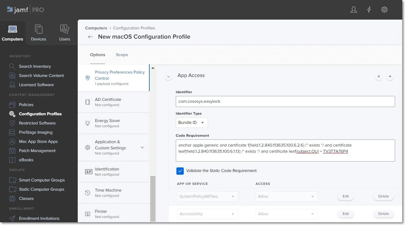 Enforced Encryption, Formerly known as EasyLock