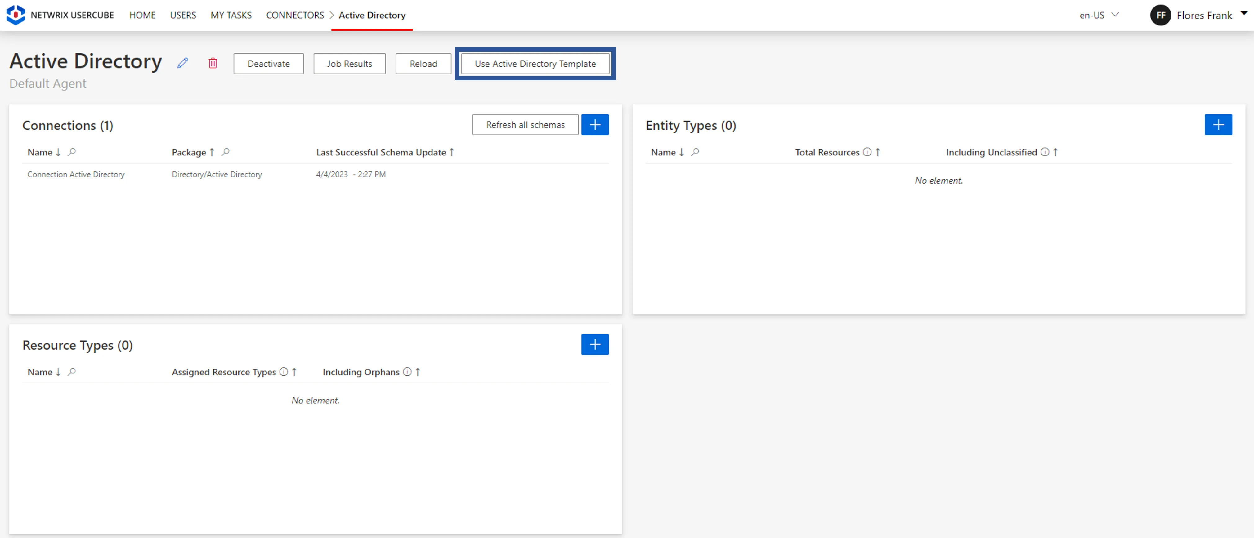 Entity Type - AD Template