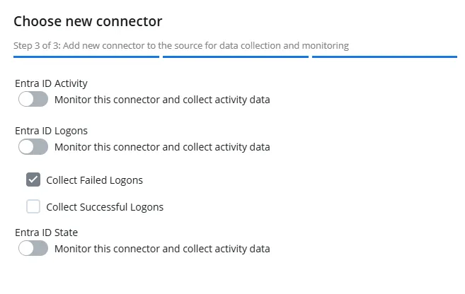 Choose New Connector %28Step 3 of 3%29 pane
