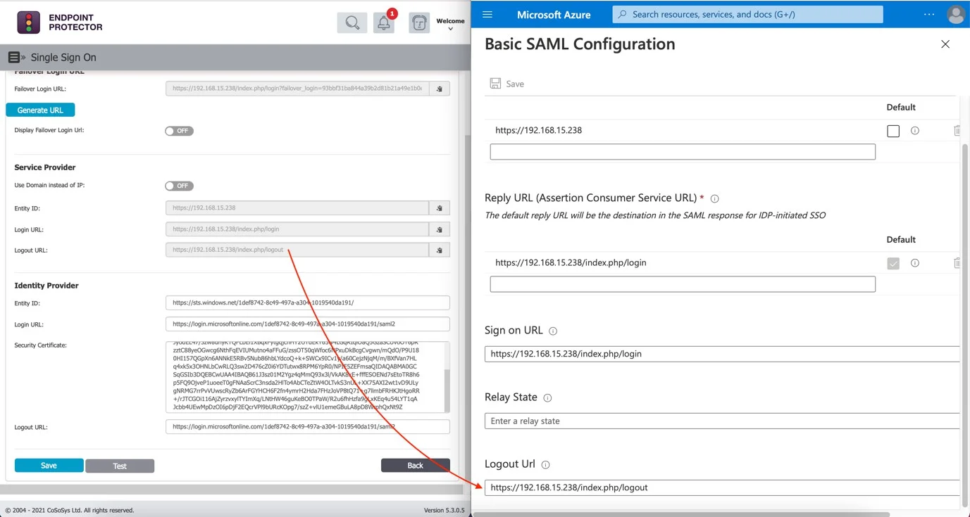 On the Endpoint Protector Server Copy the data from Endpoint Protector Service Provider