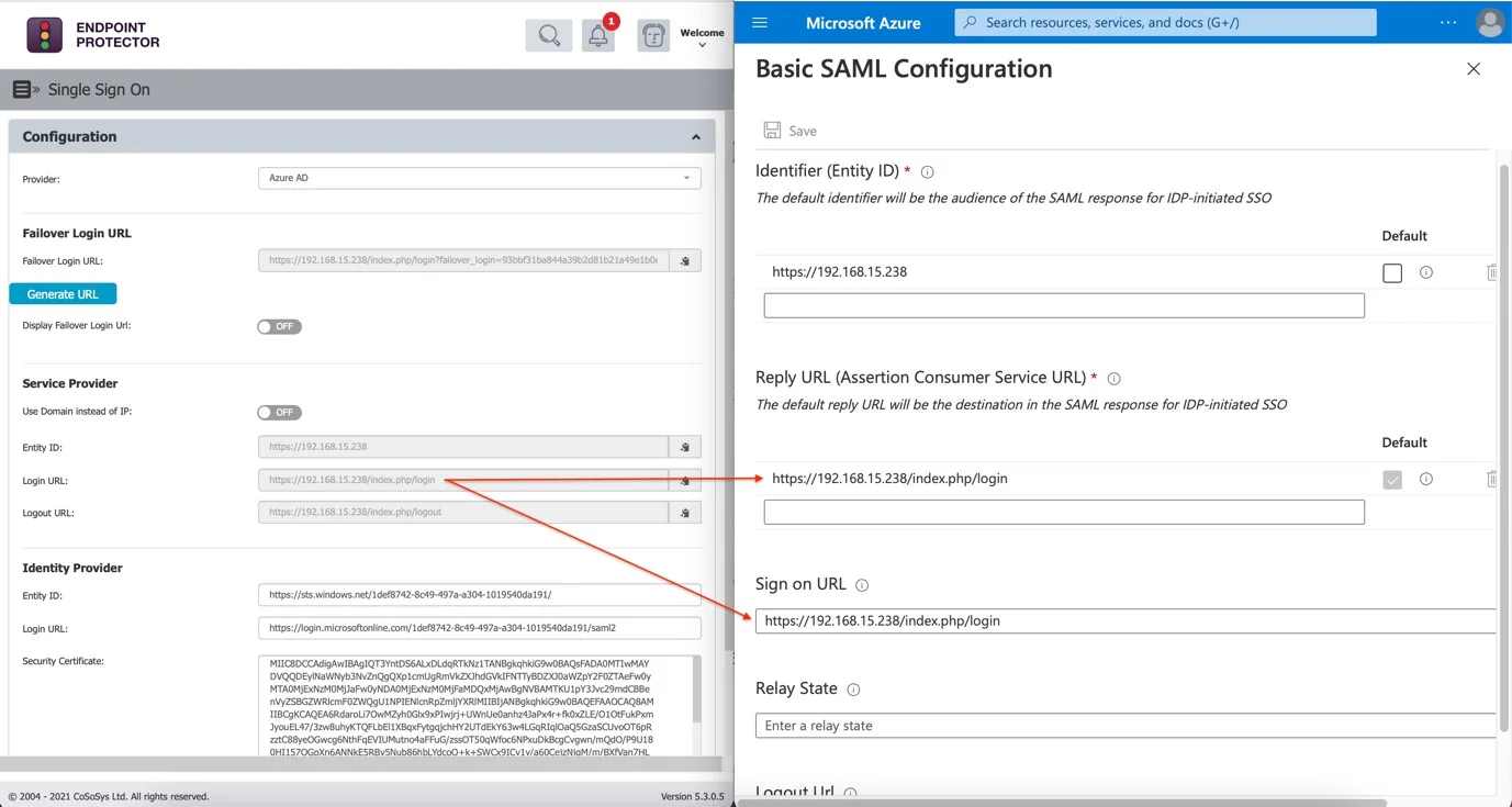 On the Endpoint Protector Server Copy the data from Endpoint Protector Service Provider