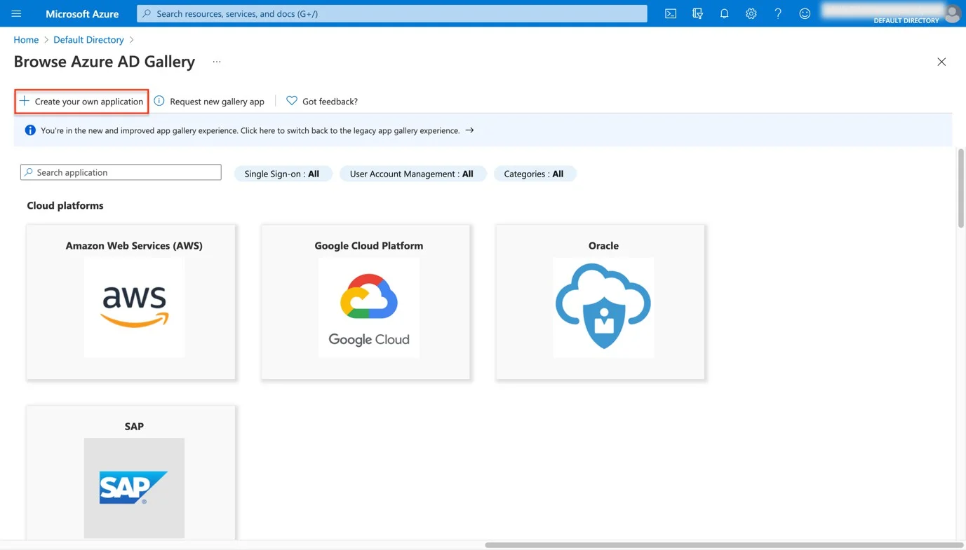 Create Your Own Application