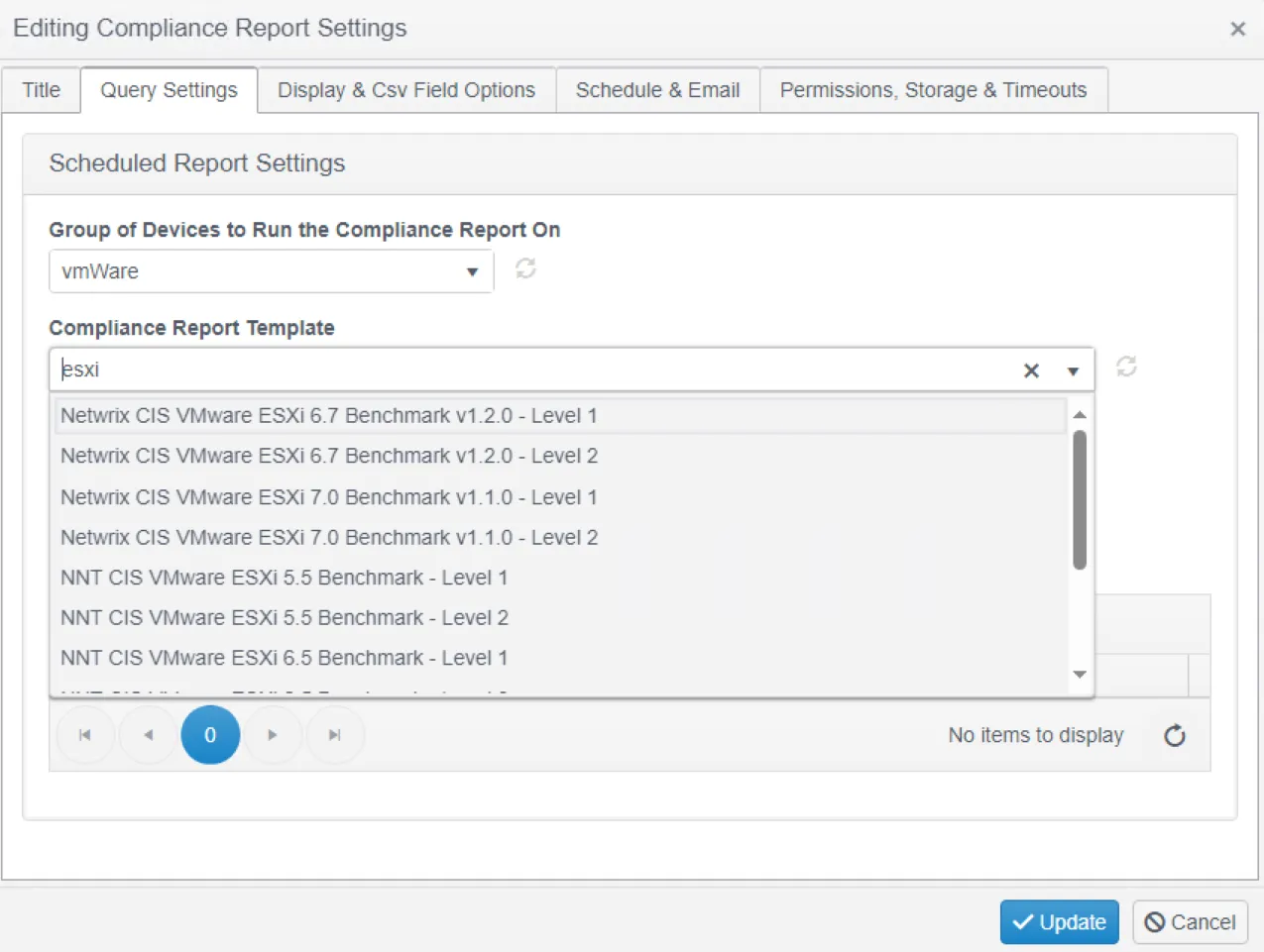 esxicompliancereport