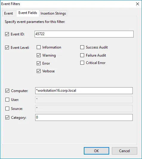 eventfilters