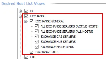 EXCHANGE Host List