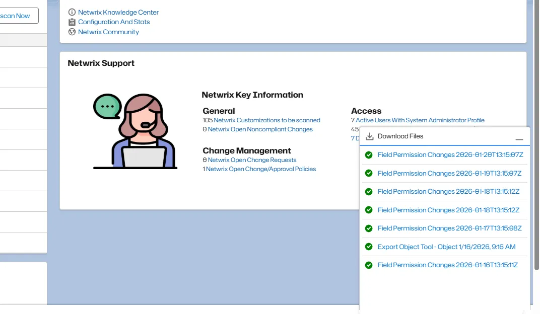 Field Permission Changes By Date Report