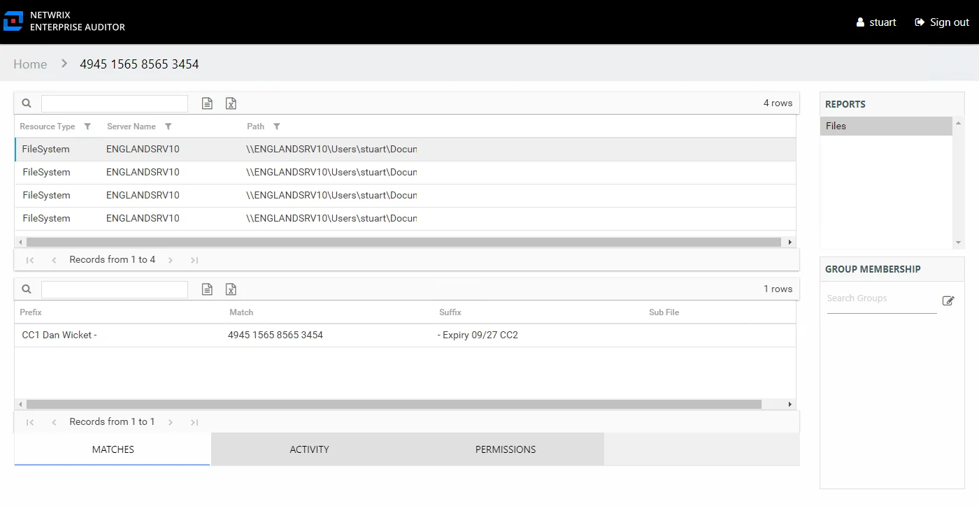 Sensitive Content Audit Interface