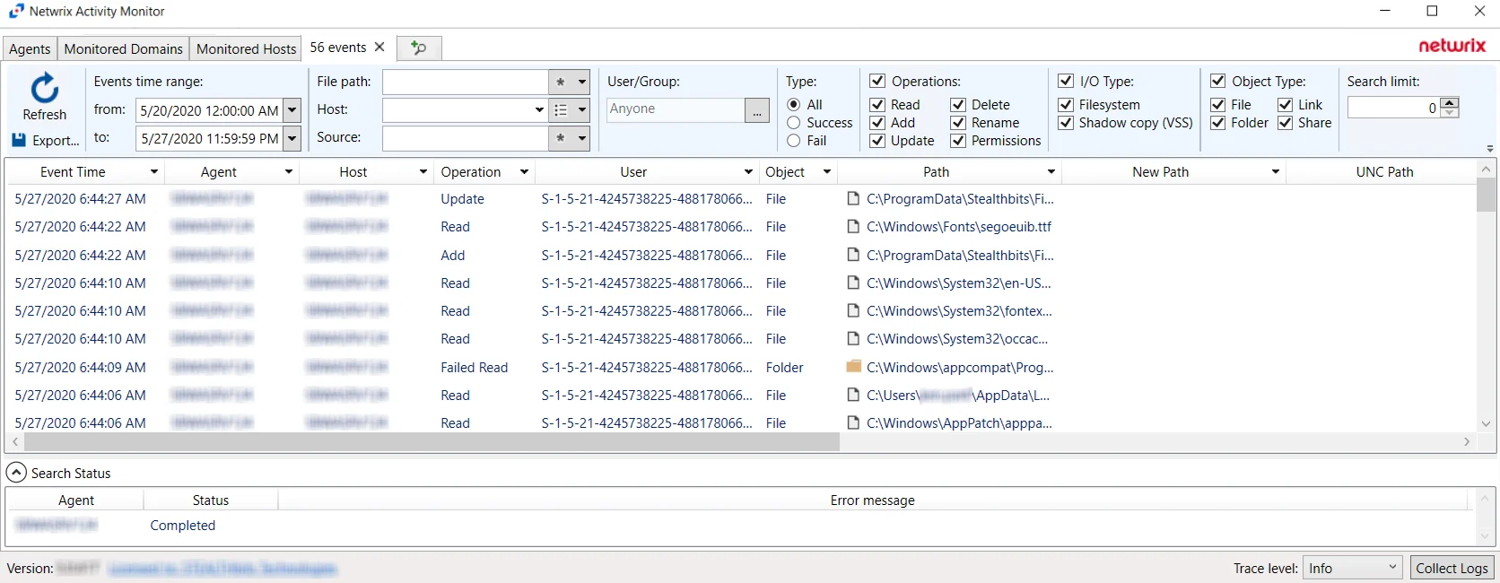 File Search Results UI