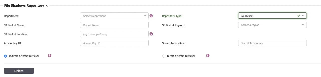 S3 Bucket File Shadow Repository