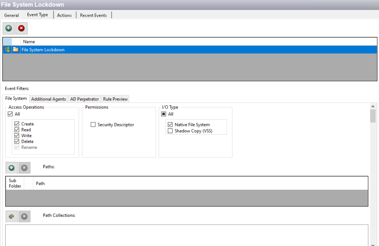 File System Lockdown | Netwrix Product Documentation