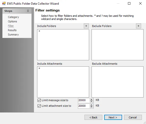 EWSPublicFolder: Filter | Netwrix Product Documentation