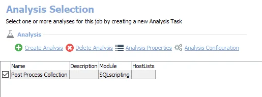 Analysis Tasks for the PF_FolderOwnership Job