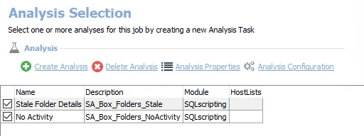 Analysis Tasks for the Box_Folders_Stale Job