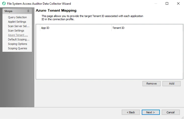 Azure Tennant Mapping
