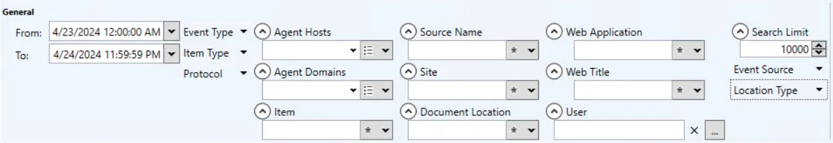 Active Directory Search - General Filter