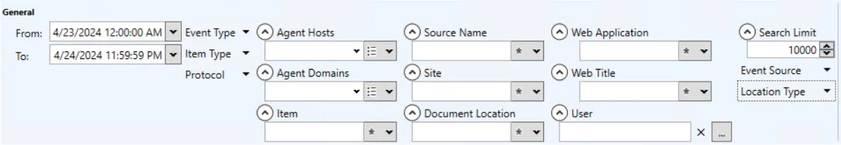 Active Directory Search - General Filter