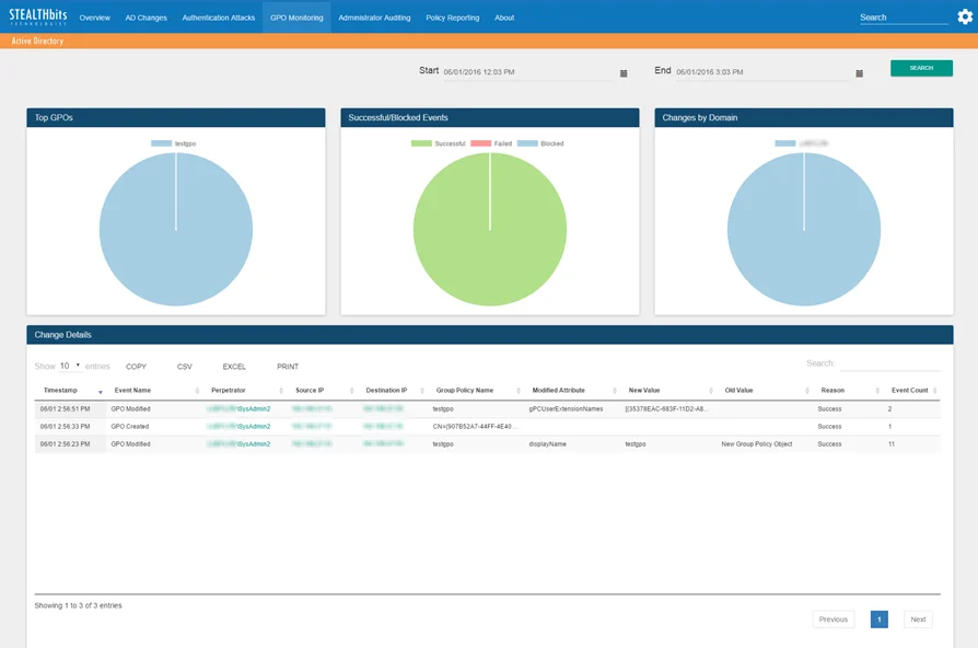 GPO Monitoring Dashboard