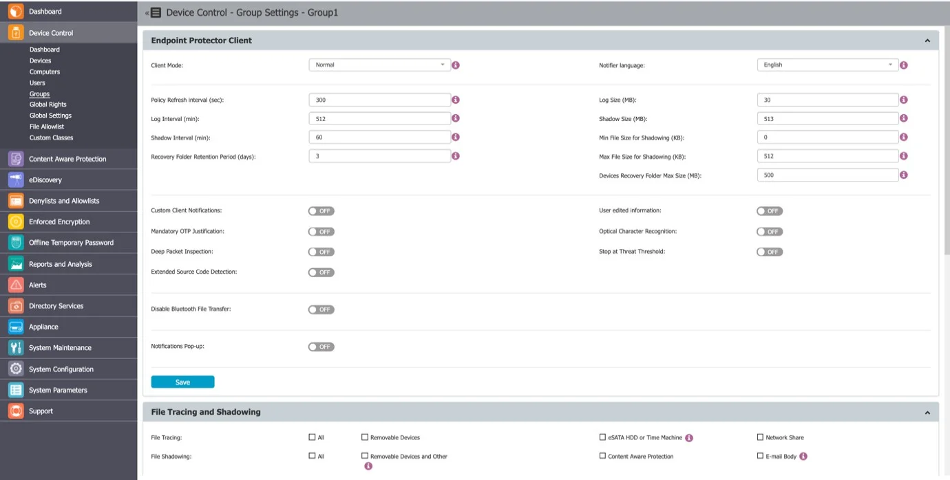 You can edit the settings for each user.