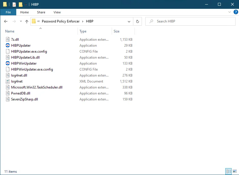 hibpfolder
