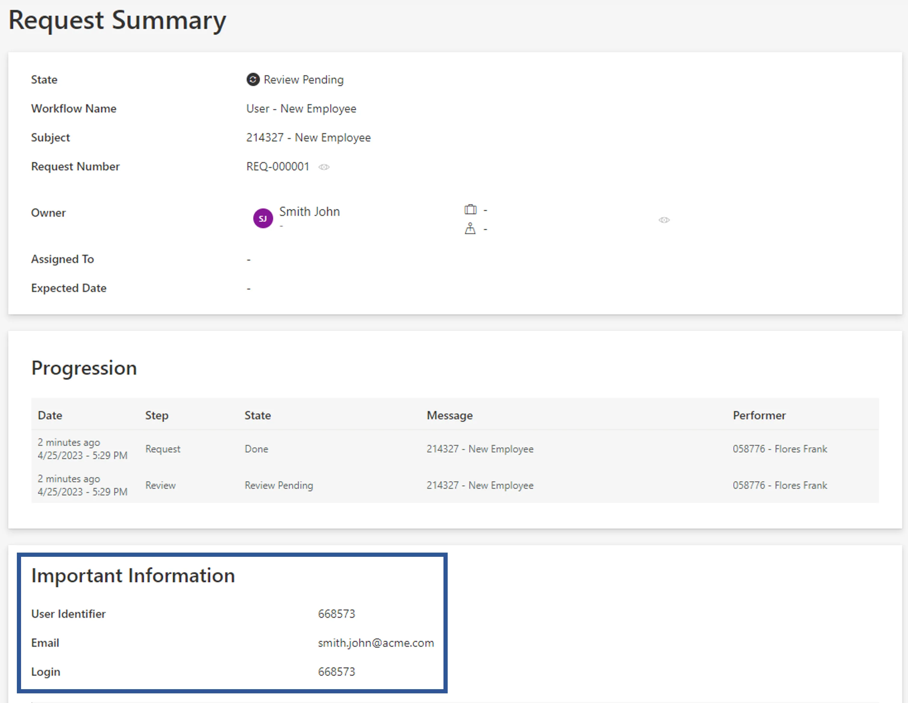 UI Summary