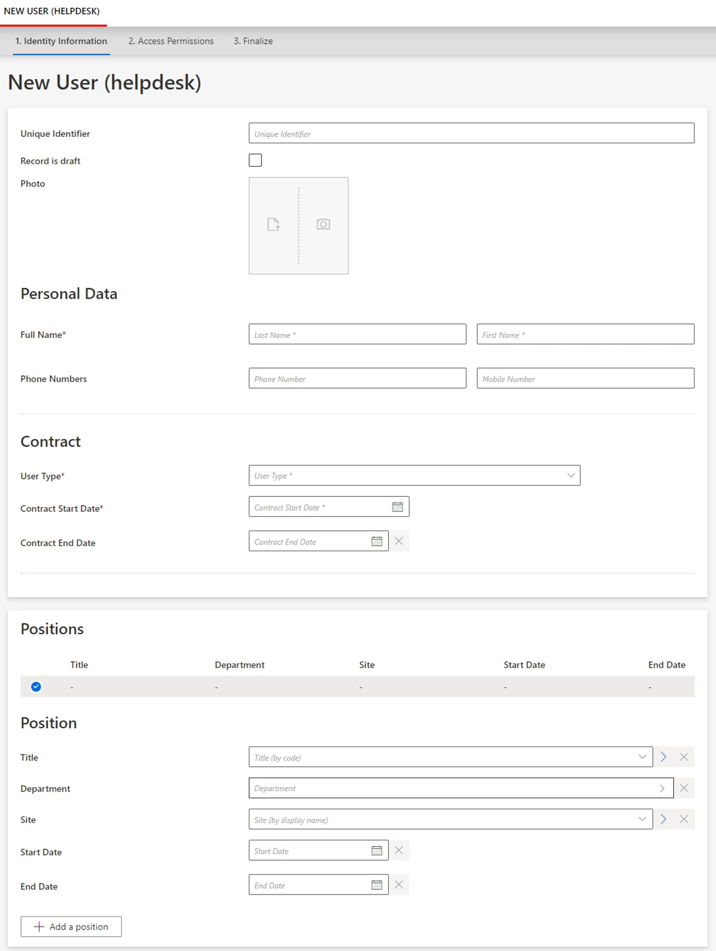 UI Form