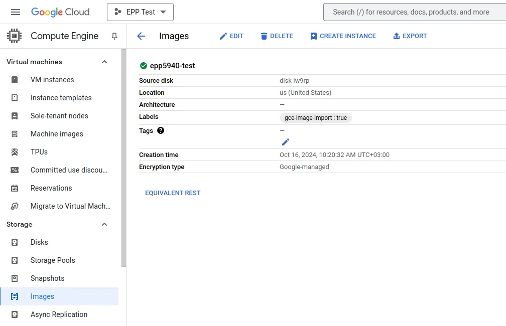 Create Instance