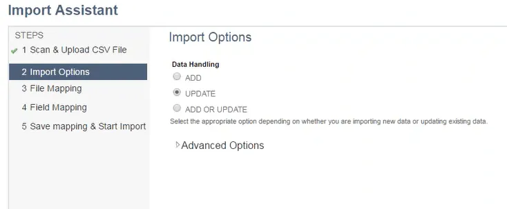 importoptions