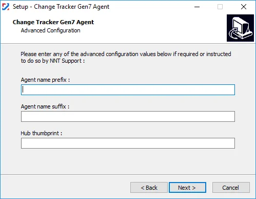 InstallAgentAdvancedConfiguration