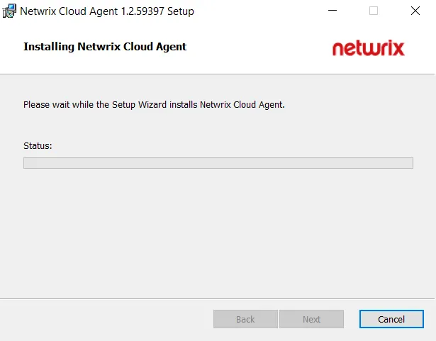 installagentnetwrixcloudagentinstalling