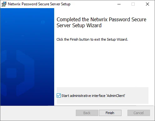 Password Secure Server Setup