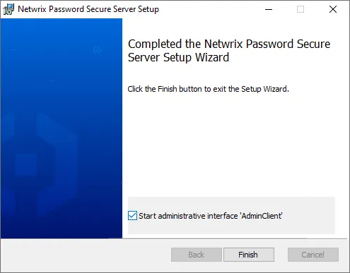 Password Secure Server Setup