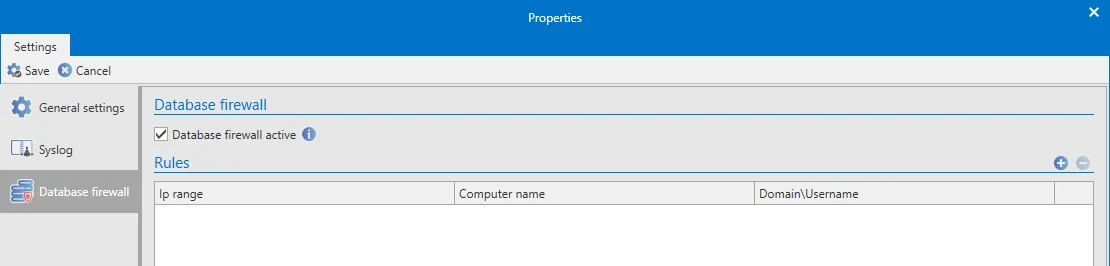 database firewall